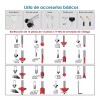 Burkey Router Madera Recortadora Rebajadora 800w 15 Brocas Carburo