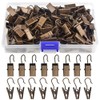 WMYCONGCONG 100 PCS Curtain Clips with Hooks, Small Heavy-Duty Hook