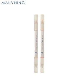 MAUVNING Dual Eye-Glam Conceal Pencil 8g, Color:02 New Bebe
