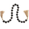 Deco 79 Glass Handmade Round Beaded Garland with Tassel with