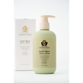 CHANVIDA Goat Milk Body Lotion - Brightening, Hydrating & Soothing Body Moisturizer | With Niacinamide & Aloe Vera, Cocos Nucifera Oil:| All Skin Types