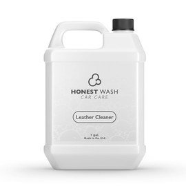 Honest Wash Car Leather Cleaner 1 Gallon – Cleans, Conditions, and Restores Leather | Replenishes Natural Oils and Prevents Cracking | Non-Greasy Formula for Seats, Panels, and More | Made in The USA