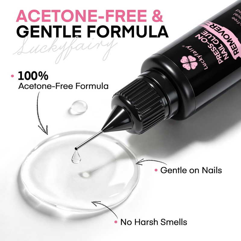 Pinpoint Nail Glue Remover for Press on 20ml