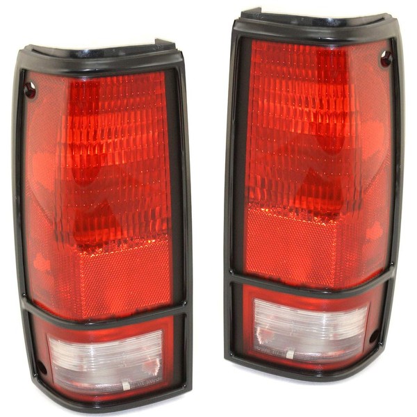 Evan Fischer Tail Light Lens and Housing Compatible with 1985-1994