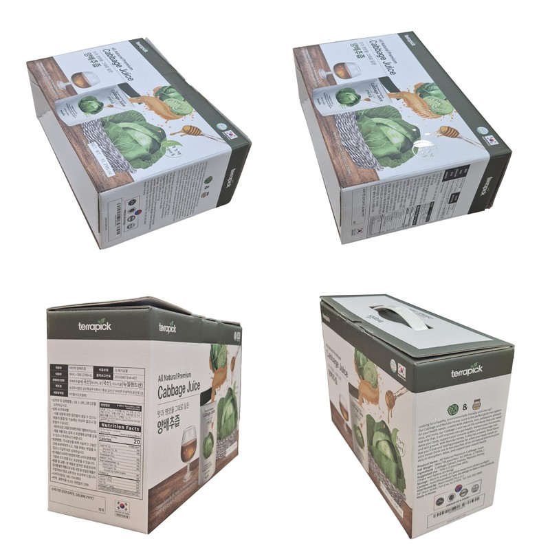 TerraPick Green Cabbage Juice Sweetened with Manuka Honey - Natural