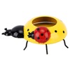 5.4cm Diameter Flower Pot Decor Ladybug Shaped Smoothing Surfaces Iron