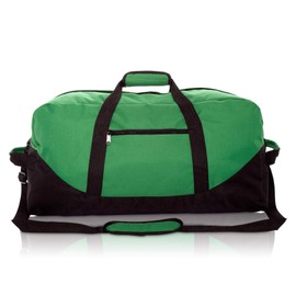 DALIX 25" Big Adventure Large Gym Sports Duffle Bag in Dark Green
