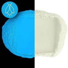 Glow in The Dark Pigment Powder - Neutral and Fluorescent Color for Art Painting, Fine Art, Nail Art Paint, and DIY Crafts - Long Lasting, 10+ Color Options - Neutral Sky Blue - (12 Grams)