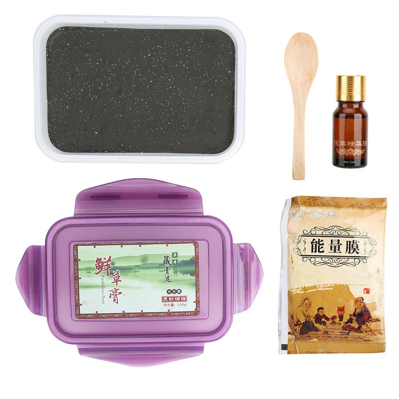 500g Moxibustion Volcanic Mud Hot Compress Health Care Moxa Mud