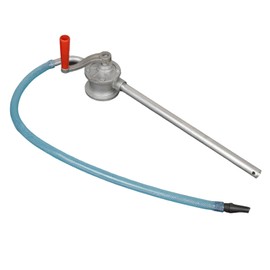 Amagogo Drum Rotary Hand Pump Hose, Portable Aluminum Alloy Suction Tube Assembly, Manual Liquid Pump