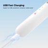 Heated Eyelash Curler USB Rechargeable 3 Heating Modes Long Lasting