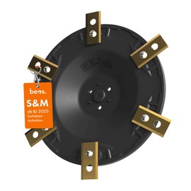 BEOS® Premium Robotic Lawnmower Tuning Blade Disc for 6x Blades, Fibreglass-Reinforced Blade Disc, Turntable Compatible with Worx Landroid S&M (from 2020) & Vision M600, Landxcape, Ferrex, etc.