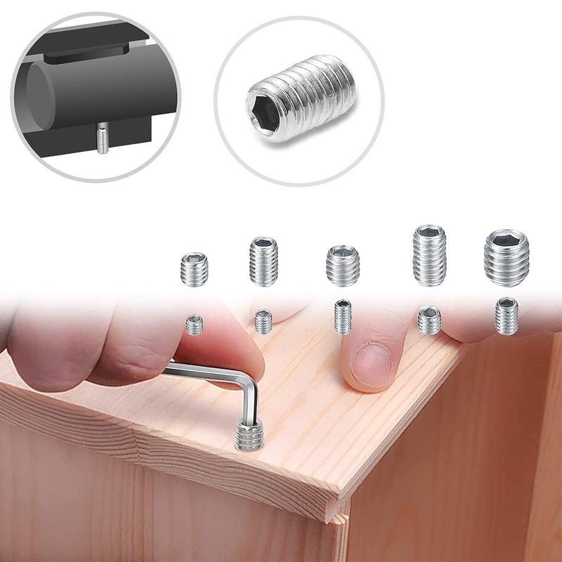 Ieron 200 pcs Stainless Steel Thread Insert Set, Self-Tapping Threaded