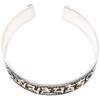 Shamans Market Tibetan Om Mani Padme Hum Silverplated Cuff Bracelet