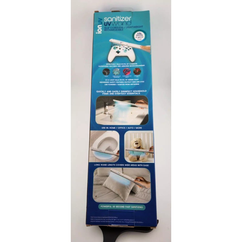 Ionuv NEW! IonUV Sanitizer Rechargeable Sanitation Sterilizer Wand 13.5"