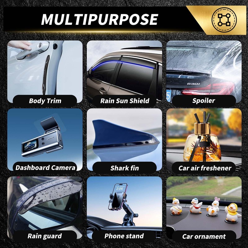 Heavy Duty Double Sided Tape for Automotive, No Residue,High Temperature