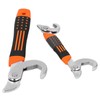 2Pcs/Set Adjustable Quick Open Wrench Multi Function Non Slip Grip