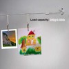 MOUNTAIN_ARK 6 Pack 5 ft Steel Wall Hanging Photo Display