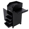 Flulep Hair Salon Storage Cart with Wheels & 3 Hair