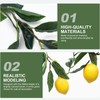 Zerodeko 1pc Simulation Lemon Rattan Summer Decor Lemon Hanging Rattan