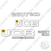 Aftermarket Fits JCB 260T Decal Kit Skid Steer Equipment Decals Replacement (PARTIAL KIT)