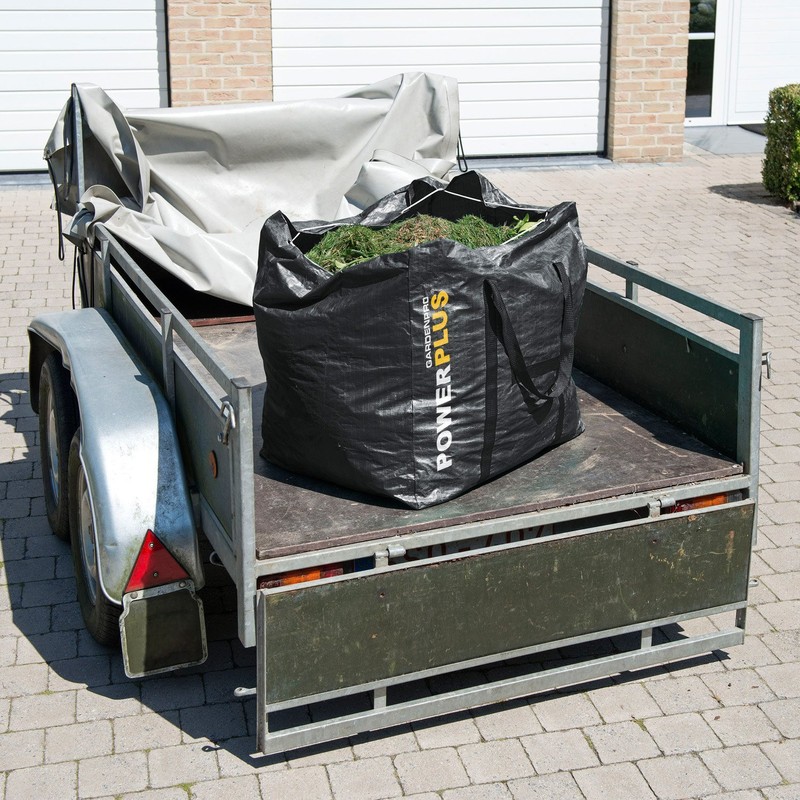 POWXGSG4 Garden Waste Bag, Leaf Bag, Heavy Duty Fabric Bag,