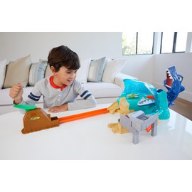 Hot Wheels City Shark Beach Battle Play Set Multicolor