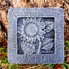gostatue Sunflower tile plastic mould 8" x 8 x just