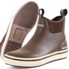 NEW VIEW 6-Inch Ankle Deck Boots for Men, Non-Slip Rubber