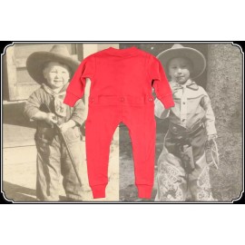 Unbranded Infant Long Johns with Trapdoor 6M