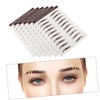 minkissy Temporary Eyebrow Stickers 6pcs Set Quick Easy to Apply