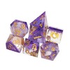 7pcs Resin Role Playing Game Dice Men Women Portable Exquisite