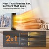 BREEZOME Space Heaters for Indoor Use, 1500W, with Thermostat, 24H