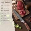 Wakoli Carving Knife, 7-inch Blade Damascus Chef Knife made from