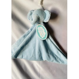 Welcome To The World Fleece Baby Towel, Blue Bear-New
