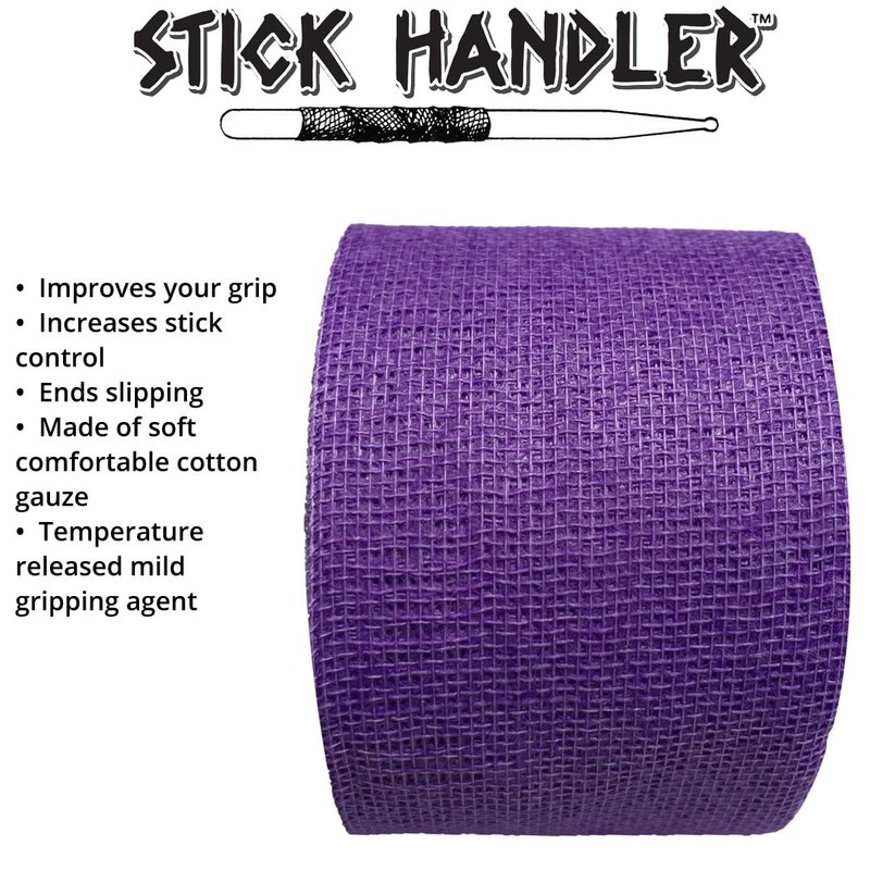 STICK HANDLER Professional Drumstick Grip Tape Pro Pack (Purple |