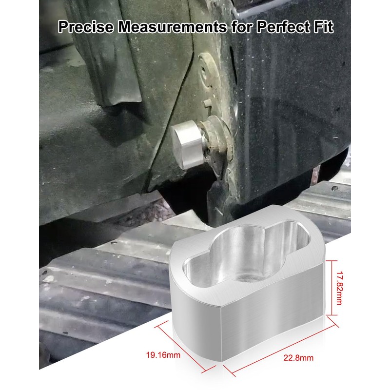 WUMZIJ Upgrade Aluminum Tailgate Hinge Bushing Compatible with Nissan Titan