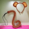 Monkey Ears and Tail,Headband Set - Animal Cosplay Outfit for