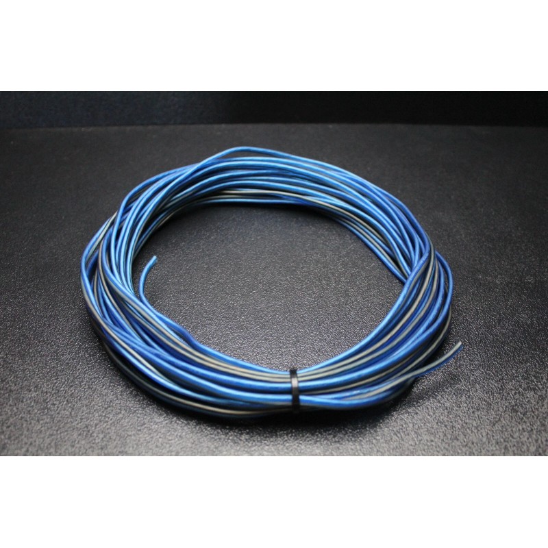 Audiopipe 16 GAUGE BLUE GREY SPEAKER WIRE 10 FT AWG