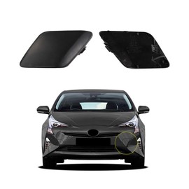 Goholy Car Front Bumper Tow Hook Cover Compatible with Toyota Prius 2016 2017 2018 Trailer Cover Cap 52128-47050 52128-47906 Small Lid Towing Eye Cap Unpainted