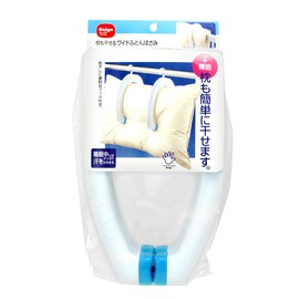 Daiya 057030 Clothespins, Clothespins, Large Futon Scissors, Set of 2, For Hanging On A Drying Rod, Hook, Strong Spring, Width 6.3 x Height 10.4 x Thickness 1.2 inches (16 x 26.5 x 3 cm)