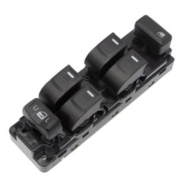 Front Driver Side Power Master Window Switch Fits 2004-2012 Colorado, 2004-2012 Canyon, 2006-2010 H3 H3T, Replaces OE#25779767 15141484