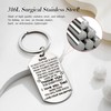 BLThing Dad Gifts from Daughter - Keychain for Dad Father's