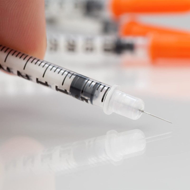 HaBeuniver 20 Pack 1ml 1cc Plastic Measuring Cylinder with 30Ga