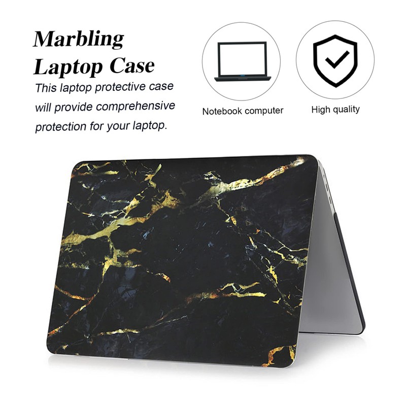 TEHAUX Marbling Laptop Cover for Air Removable Protector Precise Cutouts