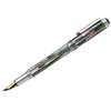 Xezo Maestro Fountain Pen, Medium Nib. Handcrafted with Black Mother
