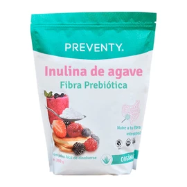 Inulina de Agave 100% Orgánica, Fibra Prebiótica, Preventy 350g