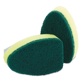 Scotch-Brite Soap-Dispensing Dishwand Sponge Refills, 2.9 X 2.2, Green, 2/pack