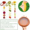 Juego de 4 Recipientes de Silicona para Almacenamiento de Aguacate