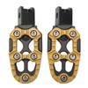 1 Pair Motorcycle Footpeg Left Right Anti Slip Universal Aluminum